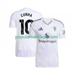 Koszulka Krótka Męska Manchester United Drugi strój Matheus Cunha 10 2025-2026