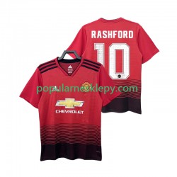 Koszulka Krótka Męska Manchester United Pierwszy strój RASHFORD 10 Retro 2018 2019