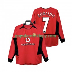 Koszulka Długi Męska Manchester United Pierwszy strój RONALDO 7 Retro 2002 2004