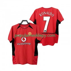 Koszulka Krótka Męska Manchester United Pierwszy strój RONALDO 7 Retro 2002 2004