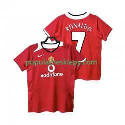 Koszulka Krótka Męska Manchester United Pierwszy strój RONALDO 7 Retro 2005 2006