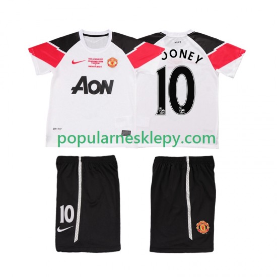 Koszulka Krótka dla Dzieci Manchester United Trzeci strój ROONEY 10 Retro Champions League 2011 2012