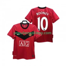 Koszulka Krótka Męska Manchester United Pierwszy strój ROONEY 10 Retro 2009 2010
