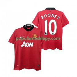 Koszulka Krótka Męska Manchester United Pierwszy strój ROONEY 10 Retro 2013 2014