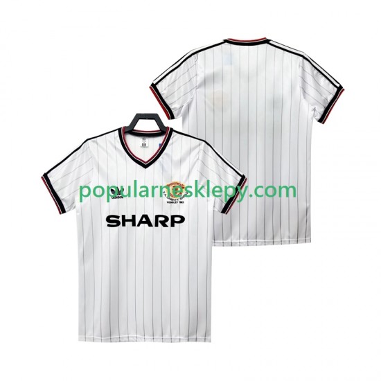 Koszulka Krótka Męska Manchester United Drugi strój Retro 1983 1984