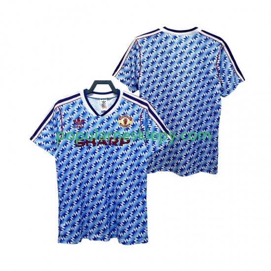 Koszulka Krótka Męska Manchester United Drugi strój Retro 1990 1992