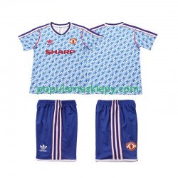 Koszulka Krótka dla Dzieci Manchester United Drugi strój Retro 1990 1992