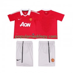 Koszulka Krótka dla Dzieci Manchester United Pierwszy strój Retro 2010 2011