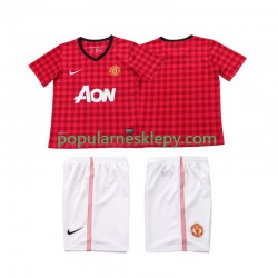 Koszulka Krótka dla Dzieci Manchester United Pierwszy strój Retro 2012 2013