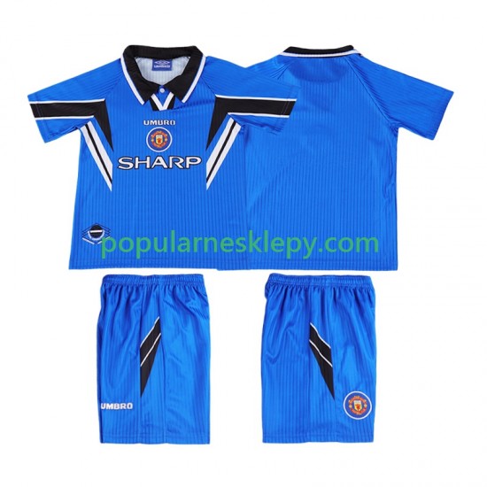 Koszulka Krótka dla Dzieci Manchester United Trzeci strój Retro 1996 1998