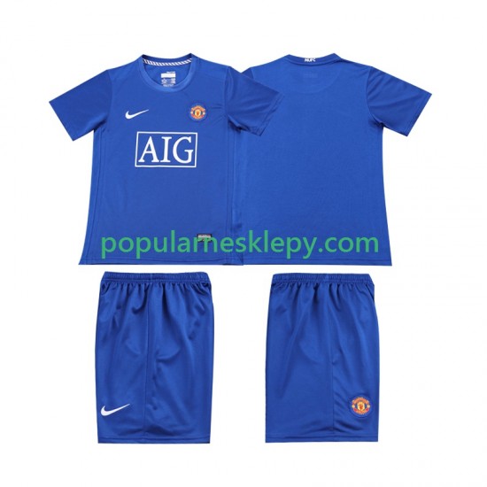 Koszulka Krótka dla Dzieci Manchester United Trzeci strój Retro 2008 2009