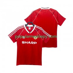 Koszulka Krótka Męska Manchester United Pierwszy strój Retro 1988 1990