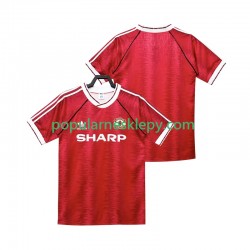 Koszulka Krótka Męska Manchester United Pierwszy strój Retro 1990 1992