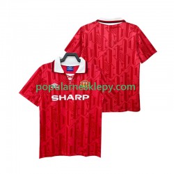 Koszulka Krótka Męska Manchester United Pierwszy strój Retro 1992 1994