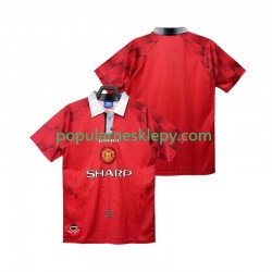Koszulka Krótka Męska Manchester United Pierwszy strój Retro 1996 1997