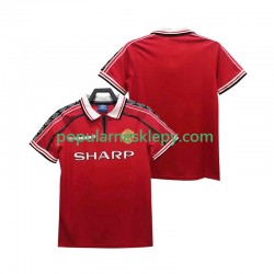 Koszulka Krótka Męska Manchester United Pierwszy strój Retro 1998 1999