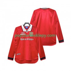 Koszulka Długi Męska Manchester United Pierwszy strój Retro 1999 2000