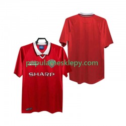 Koszulka Krótka Męska Manchester United Pierwszy strój Retro 1999 2000