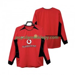 Koszulka Długi Męska Manchester United Pierwszy strój Retro 2002 2004