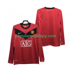 Koszulka Długi Męska Manchester United Pierwszy strój Retro 2009 2010