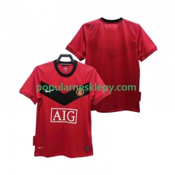 Koszulka Krótka Męska Manchester United Pierwszy strój Retro 2009 2010