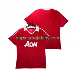 Koszulka Krótka Męska Manchester United Pierwszy strój Retro 2010 2011