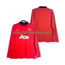 Koszulka Długi Męska Manchester United Pierwszy strój Retro 2013 2014
