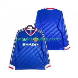 Koszulka Długi Męska Manchester United Trzeci strój Retro 1986 1988