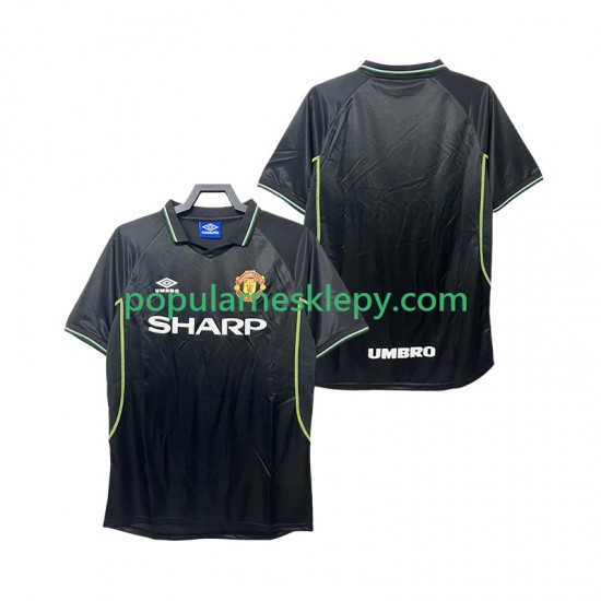 Koszulka Krótka Męska Manchester United Trzeci strój Retro 1998 1999