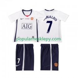 Koszulka Krótka dla Dzieci Manchester United Drugi strój Ronaldo 7 Retro Champions League 2008 2009