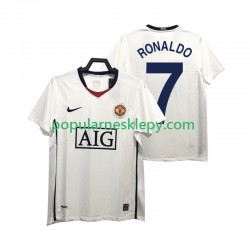 Koszulka Krótka Męska Manchester United Drugi strój Ronaldo 7 Retro Premier League 2008 2009