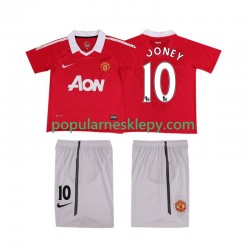 Koszulka Krótka dla Dzieci Manchester United Pierwszy strój Rooney 10 Retro 2010 2011