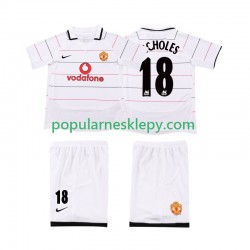 Koszulka Krótka dla Dzieci Manchester United Trzeci strój SCHOLES 18 Retro 2003 2006
