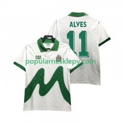 Koszulka Krótka Męska Reprezentacji Meksyku Drugi strój ALVES 11 Retro 1995