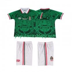 Koszulka Krótka dla Dzieci Reprezentacji Meksyku Pierwszy strój Retro 1998