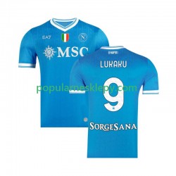 Koszulka Krótka Męska Napoli Pierwszy strój Romelu Lukaku 9 2025-2026