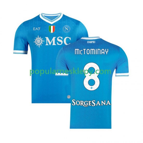 Koszulka Krótka Męska Napoli Pierwszy strój Scott McTominay 8 2025-2026