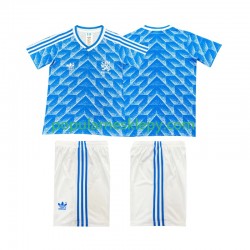 Koszulka Krótka dla Dzieci Reprezentacji Holandii Drugi strój Retro 1988