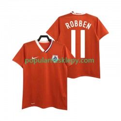 Koszulka Krótka Męska Reprezentacji Holandii Pierwszy strój ROBBEN 11 Retro 2008