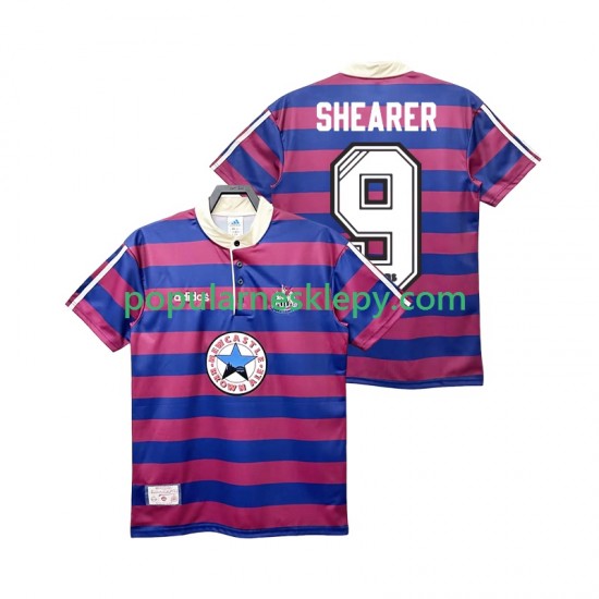 Koszulka Krótka Męska Newcastle United Drugi strój SHEARER 9 Retro 1995 1997