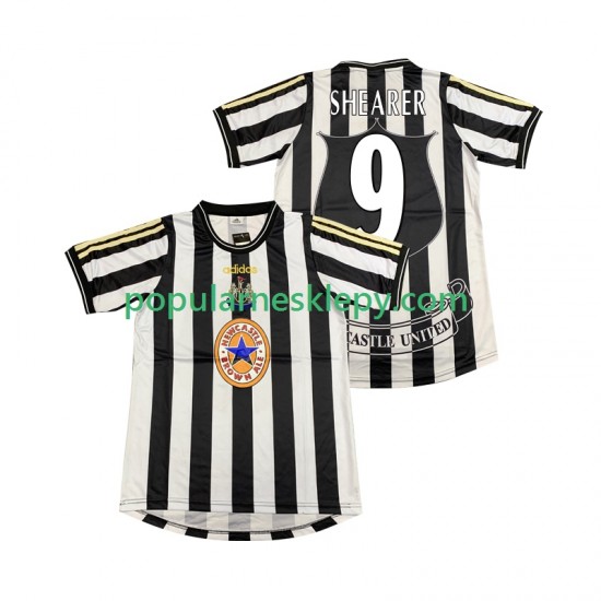 Koszulka Krótka Męska Newcastle United Pierwszy strój SHEARER 9 Retro 1997 1999