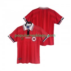 Koszulka Krótka Męska Reprezentacji Norwegii Pierwszy strój Retro 1998