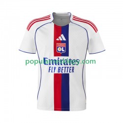 Koszulka Krótka Męska Olympique Lyon Pierwszy strój 2025-2026
