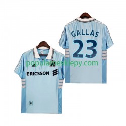 Koszulka Krótka Męska Olympique Marsylia Drugi strój Gallas 23 Retro 1998 1999