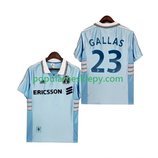 Koszulka Krótka Męska Olympique Marsylia Drugi strój Gallas 23 Retro 1998 1999