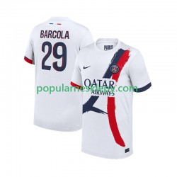 Koszulka Krótka Męska Paris Saint-Germain Drugi strój Bradley Barcola 29 2025-2026