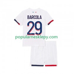Koszulka Krótka dla Dzieci Paris Saint-Germain Drugi strój Bradley Barcola 29 2025-2026