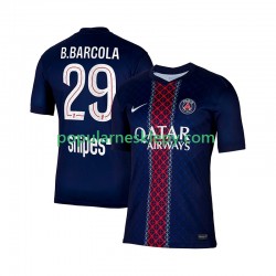 Koszulka Krótka Męska Paris Saint-Germain Pierwszy strój Bradley Barcola 29 2025-2026