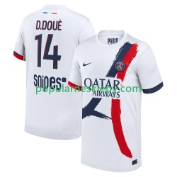 Koszulka Krótka Męska Paris Saint-Germain Drugi strój Desire Doue 14 2025-2026