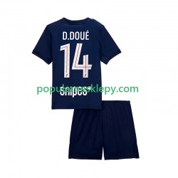 Koszulka Krótka dla Dzieci Paris Saint-Germain Pierwszy strój Desire Doue 14 2025-2026